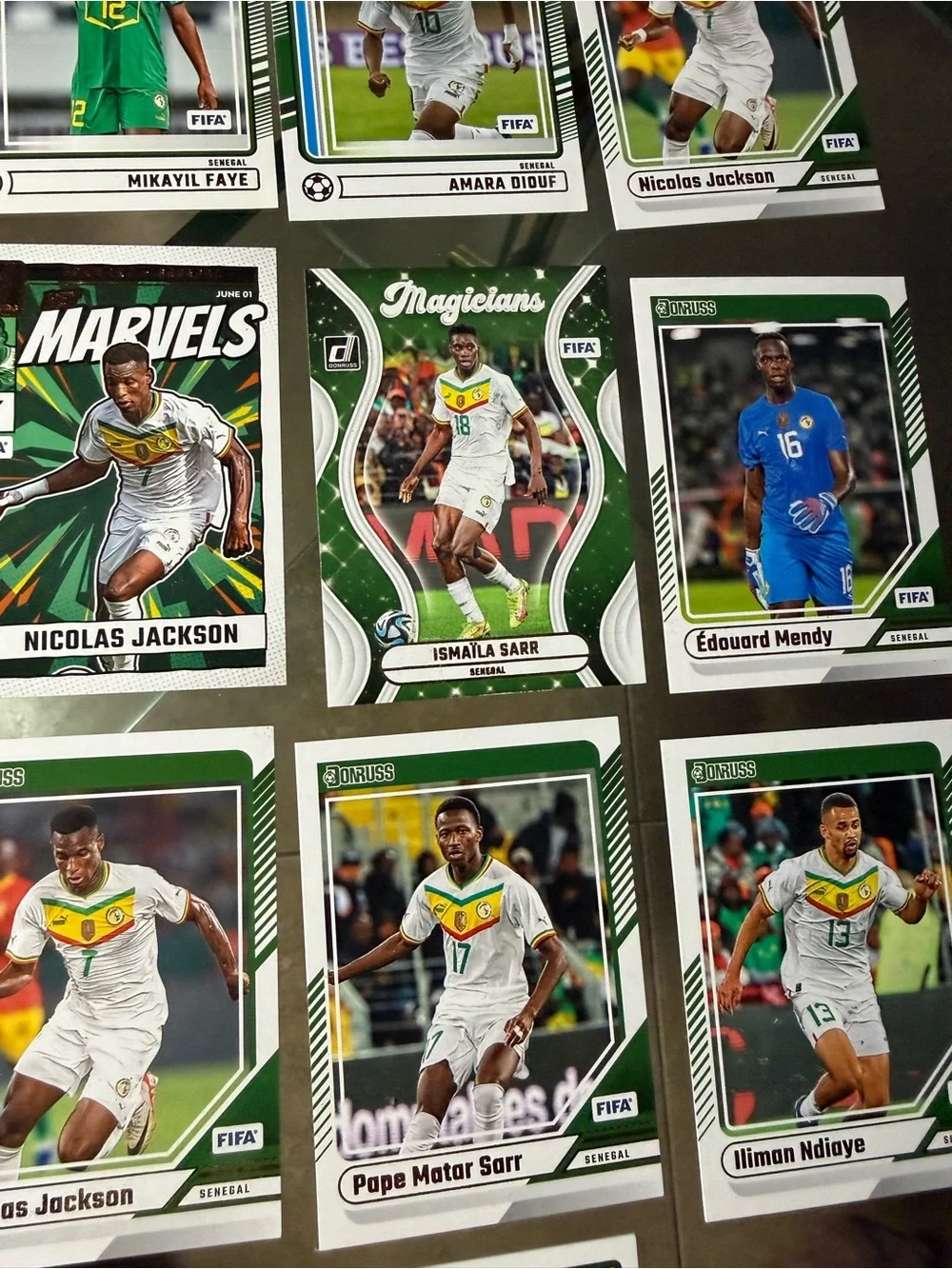 14 Senegal National Team soccer card lot FIFA World Cup Monopoly